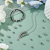 2 Style 304 Stainless Steel European Beads STAS-DC0015-67-5