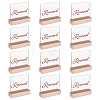 1 Set 12Pcs Transparent Acrylic Guest Reservation Table Number DIY-GO0003-16-1