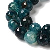 Dyed & Heated Natural Dragon Veins Agate Beads Strands G-P539-A01-28-4