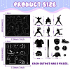 Silhouette Paper AJEW-WH0529-011-2