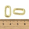 Brass Spring Gate Rings KK-B089-04G-3