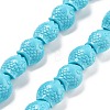 Synthetic Coral Carved Beads Strands CORA-C003-13B-04-1