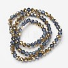 Electroplate Transparent Glass Beads Strands LS-EGLA-A034-T8mm-O02-2