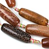 Natural Fire Crackle Agate Beads Strands G-P605-E01-01A-3