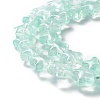 Transparent Glass Beads Strand X1-GLAA-F112-02E-4