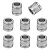 8Pcs 304 Stainless Steel Glazed European Beads STAS-UN0065-07P-1