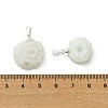 Natural Sunflower Druzy Agate  Pendants PALLOY-JF05396-4