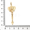 Brass Micro Pave Cubic Zirconia Big Pendants X1-KK-B147-04G-07-3