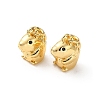 Brass Micro Pave Black Cubic Zirconia Charms CU-CBA03AF-02G-1