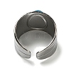 304 Stainless Steel Open Cuff Rings STAS-Z060-16P-3