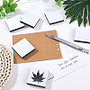 Square Rubber Scrapbooking Stamp DIY-WH20009-08D-4
