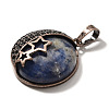 Natural Sodalite Pendants G-P560-01R-20-2