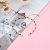 Natural Spinel Handmade Beaded Chains Bracelet Making AJEW-JB00907-01-4