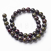 Natural Dragon Blood Jasper Bead Strands G-P214-05-10mm-2