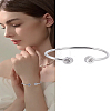 1Pc Stainless Steel Bangles BJEW-LP0001-43-1
