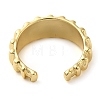 Brass Open Cuff Ring for Women RJEW-Z070-05G-01-3