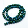 Synthetic Chrysocolla Beads Strands G-I199-34-8mm-2