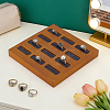 Wood & PE Ring Organizer Display Trays ODIS-WH0025-345-4