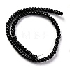 Natural Black Agate(Dyed & Heated) Beads Strands G-G177-F01-04-3