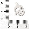 201 Stainless Steel Pendants STAS-Q341-15P-3