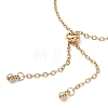 304 Stainless Steel Cable Chain Slider Bracelet Making BJEW-JB12810-02-4
