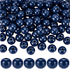 100Pcs Spray Painted Round Natural Schima Wood Beads WOOD-SP0001-96-1