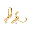 304 Stainless Steel Leverback Earring Findings LS-STAS-G283-01G-2