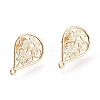 Brass Stud Earring Findings KK-M211-03G-1