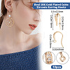 10Pcs Brass Earring Hooks KK-BBC0004-55-2