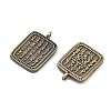 Brass Pendants KK-D224-07AB-2