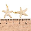 Brass Enamel Pendants KK-CBAEBFB-14G-01-3