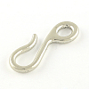 Tibetan Style Alloy Hook and S-Hook Clasps TIBEP-Q058-07AS-LF-3