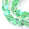 Synthetic Moonstone Beads Strands X-G-R375-6mm-A06-1