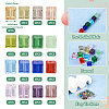 128Pcs 16 Colors Glass Imitation Austrian Crystal Beads GLAA-TA0001-50-3