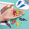 DIY Imitation Leather Lightning Bolt Dangle Earring Making Kits DIY-TA0010-70B-6