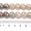 Electroplated Natural Quartz Round Beads Strands G-L598-A06-01-5