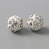 Handmade Polymer Clay Rhinestone Beads LS-CLAY-WH0010-01A-2