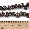 Dyed Natural Cultured Freshwater Pearl Beads Strands PEAR-A006-19B-X-5