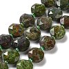 Natural Dragon Blood Jasper Beads Strands G-NH0004-007-1