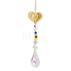 Hollow Alloy Hanging Ornaments HJEW-Q012-05F-1