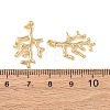 Brass Pendants KK-C143-46F-G-3