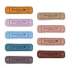 Microfiber Leather Labels DIY-TA0003-14-1