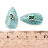 Natural Amazonite Pendants G-P586-01G-11-3