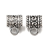 Tibetan Style Alloy Tube Bails FIND-Z128-11AS-1