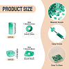 90Pcs 2 Styles Opaque Acrylic Imitation Gemstone Beads OACR-TA0005-14C-4