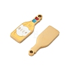 304 Stainless Steel Enamel Pendants X1-STAS-G360-04G-01-2