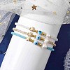 Glass Beaded Bracelets BJEW-JB10218-03-3