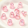 10Pcs Transparent Acrylic Bead Caps TACR-YW0003-23B-1