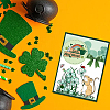   4 Sheets 4 Styles Saint Patrick's Day PVC Plastic Stamps DIY-PH0010-32-5