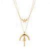 Alloy Lariat Necklaces WG02D6B-03-1